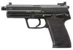 Heckler & Koch USP9 Tactical Semi-Autoamtic Pistol 9mm Luger 4.86" Threaded Barrel (2)-10Rd Magazines High Profile Target Sights Black Finish