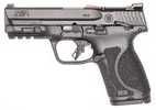 Smith & Wesson M&P9 M2.0 Compact Semi-Automatic Pistol 9mm Luger 4" Barrel (2)-10Rd Magazines Fixed Steel White Dot Sights Optics Ready Cut Black Armornite Finish