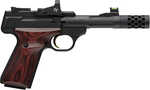 Browning Buck Mark Hunter w/Optic Semi-Automatic Pistol .22 Long Rifle 4.4" Barrel (1)-10Rd Magazine Crimson Trace Red Dot Included Rosewood Laminate Grips Matte Blued Finish