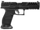Walther PDP Match Striker Fired Semi-Automatic Pistol 9mm Luger 5" Barrel (3)-10Rd Magazines Optic Ready 3 Dot Sights Black Tennifer Finish