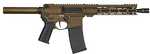 CMMG Banshee MK4 Semi-Automatic Pistol 5.56mm NATO 10.5" Barrel (1)-30Rd Magazine Black Polymer Grips Midnight Bronze Cerakote Finish