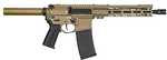 CMMG Banshee MK4 Semi-Automatic Pistol 5.56mm NATO 10.5" Barrel (1)-30Rd Magazine Black Polymer Grips Coyote Tan Cerakote Finish