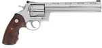 Colt Anaconda Revolver 44 Remington Magnum 8" Barrel 6 Round Capacity Fixed Sights Snake Scale Wood Grips Stainless Steel Finish