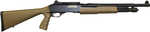 Stevens 320 Security Pump Action Shotgun 20 Gauge 18.5" Barrel 5 Round Capacity Metal Front / Ghost Ring Rear Sights Flat Dark Earth Tactical Stock With Pistol Grip Matte Black Finish