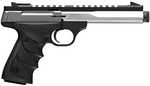 Browning Buck Mark Contour Stainless Semi-Automatic Pistol 22 Long Rifle 5.9" Stainless Steel Barrel (2)-10Rd Magazines Synthetic Grips Black Finish