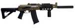 Zastava Arms ZPAP M85 Semi-Automatic Rifle 223 Remington/5.56mm NATO 16" Barrel (1)-30Rd Magazine Krinkov Style Sights Black Magpul CTR Stock Flat Dark Earth Cerakote Finish