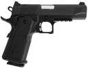 Tisas 1911 CARRY Double Stack Semi-Automatic Pistol 9mm Luger 4.25" Barrel (2)-17Rd Magazines Novak Style Sights Synthetic Grips Black Finish