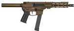 CMMG Banshee MKGS Semi-Automatic Pistol 9mm Luger 8" Barrel (1)-33Rd Magazine Black Polymer Grips Midnight Bronze Cerakote Finish