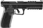 Rock Island Armory 5.0 Enhanced Semi-Automatic Pistol 9mm Luger 4.91" Barrel (1)-17Rd Magazine Lightening Cut/Optic Cut/Serrated Slide Black Armor Cerakote Finish