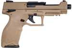 Taurus TX22 Competition Semi-Automatic Pistol 22 Long Rifle 5.25" Barrel (3)-16Rd Magazines Ambidextrous Manual Safety Flat Dark Earth Polymer Finish