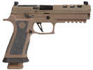 Sig Sauer P320X5 DH3 Semi-Automatic Pistol 9mm Luger 5" Barrel (3)-21Rd Magazines XRay 3 Night Sights Coyote Tan Finish