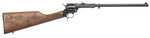 Heritage Manufacturing Rough Rider Rancher Carbine Single Action Revolver 22 Long Rifle 16.12" Barrel 6 Round Capacity Engraved Walnut Stock Black Oxide Finish