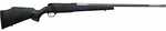 Weatherby Mark V Accumark Bolt Action Rifle 300 PRC 28" Barrel 3 Round Capacity Gray Webbed Black Fixed Monte Carlo Stock Stainless Finish