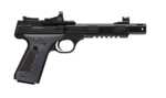 Browning Buck Mark Contour Pro Semi-Automatic Pistol 22 Long Rifle 5.9" Barrel (1)-10Rd Magazine Crimson Trace Red Dot Included Gray/Black G-10 Grips Matte Black Finish