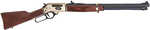 Henry Side Gate Rifle 360 Buckhammer 5+1 20" Blued Barrel Polished Brass Receiver American Walnut Furniture Adj. Sights