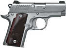 Kimber Micro Stainless Pistol 380 ACP 2.75" Barrel 7 Rd. Satin Silver w/ Rosewood Model: 3300207