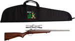 Crickett My First Rifle Package Rifle 22 Long Rifle 16.1" Barrel 1Rd Silver Finish