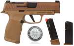 Sig Sauer P365 XL 2A Pistol 9mm Luger 3.7" Barrel 17RD Tan Finish