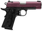 Browning Black Label 1911 Pistol 380 ACP 3.6" Barrel 10Rd Black Cherry & Black Finish