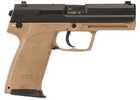 Heckler & Koch USP45 (V7) Pistol 45 ACP 4.41" Barrel 12Rd Blued Slide Flat Dark Earth Finish