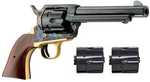 Pietta King Trio Revolver 4.75" Barrel 6Rd Color Case Finish