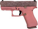 Glock G43X MOS Pistol 9mm Luger 3.41" Barrel 10Rd Pink Finish