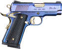 Girsan MC1911SC Pistol 9mm Luger 3.4" Barrel 8Rd Blue Gem PVD Finish With Gold Controls