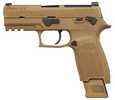 Sig Sauer M18 CSS Pistol 9mm Luger 3.9" Barrel 21Rd Coyote PVD Finish