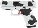 Glock 43X Pistol 9mm Luger 3.41" Barrel 10Rd Custom Cow Print Finish