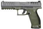 Walther Arms PDP Pistol 9mm Luger 5" Barrel 10Rd Black Slide Green Finish