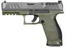 Walther Arms PDP Full Size Pistol 9mm Luger 4.5" Barrel 10Rd Black Slide Green Finish