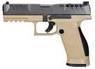 Walther Arms PDP Full Size Pistol 9mm Luger 4.5" Barrel 10Rd Black Slide Tan Finish