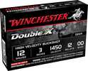 12 Gauge 5 Rounds Ammunition Winchester 3" 12 Pellets Lead #00 Buck