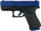 Glock G43X Pistol 9mm Luger 3.41" Barrel 10Rd Navy Blue Glitter Slide Black Finish