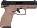 Taurus 2TX Pistol 22 Long Rifle 4.6" Barrel 10Rd Black Slide Flat Dark Earth Finish