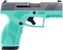 Taurus GX2 Pistol 9mm Luger 3.37" Barrel 10Rd Stainless Slide Cyan Finish