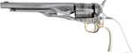 Taylor/Pietta 1860 Army With Ivory Grip White Finish .44 Caliber 8" Barrel Black Powder Revolver