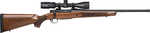 Mossberg Patriot 450 Bushmaster 20" Fluted Threaded Barrel Walnut Stock Vortex Crossfire II 3-9x40mm Scope