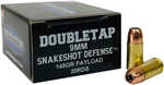 DoubleTap Ammunition 9MM 20 Snake Shot 9mm 20 Per Box/50 Case