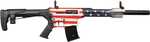 GForce Arms GF25 USA Semi-Automatic Shotgun 12 Gauge 3" Chamber 18.5" Barrel (1)-5 Round Metal AR Magazine Folding Sights Black Synthetic Stock With Adjustable Comb American Flag Cerakote Finish