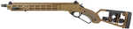 Marlin Firearms 1895 Mad Pig Customs Trapper Lever Action Rifle 45-70 Government, 16.5" Threaded Barrel, 11/16x24 Thread Pitch, Angled Spade Reaper Muzzle Brake, Action and Trigger Job, Cerakote Finish, Flat Dark Earth, Midwest Industries