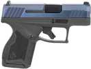 Taurus GX4 Micro-Compact Frame 9mm Luger 13+1 3.06" Satin Black DLC Stainless Steel Barrel, Blue PVD Serrated Alloy Steel Slide, Matte Black Stainless Steel Frame, Textured Grip