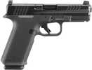 Ruger RXM 9mm Luger 17+1 4" Black FNC Nitride Alloy Steel Barrel & Optic Ready/Serrated Slide, Black Polymer Frame w/Accessory Rail, Textured Grip, RMR/RMSc/DeltaPoint Pro Footprint