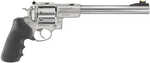 Ruger Super Redhawk 22 Hornet 8 Shot 9.50" Satin Stainless Steel Barrel, Cylinder & Frame, Black Hogue Tamer Monogrip Grip, Transfer Bar Safety