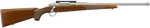 Ruger Hawkeye Hunter Full Size 308 Win 4+1 20" Satin Stainless Steel Threaded Barrel, Picatinny Rail Steel Receiver, Fixed American Walnut w/Pistol Grip Stock