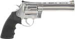 Colt Anaconda 45 Colt (Long Colt) 6 Shot 6" Stainless Vent Rib Barrel, Cylinder & Frame, Black Grip