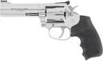 Colt King Cobra Target 357 Mag 6 Shot 4.25" Stainless Steel Barrel, Cylinder & Frame, Black Hogue Overmolded Grip, Exposed Hammer