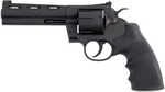Colt Python 357 Mag/38 Special 6 Shot 5" Matte Blued Vent Rib Carbon Steel Barrel, Cylinder & Frame, Black Rubber Grip, Exposed Hammer