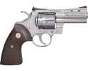 Colt Python 357 Mag 6 Shot 3" Stainless Steel Barrel, Cylinder& Frame, Walnut Grip w/Medallion
