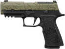 Sig Sauer P320 Xten Endure Comp Carry Frame 10mm Auto 15+1 3.80" Black Steel Barrel, Moss Green Topgraphic Cerakote Optic Ready/Serrated Stainless Steel Slide, Black Stainless Steel Frame w/Picatinny Rail, Black Polymer XSeries Grip